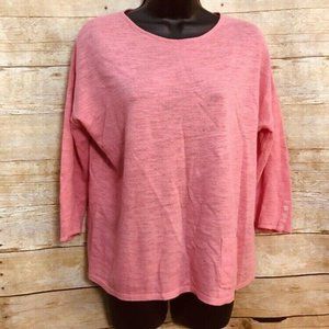 J Jill Pullover Sweater Size XS Pink One Pocket